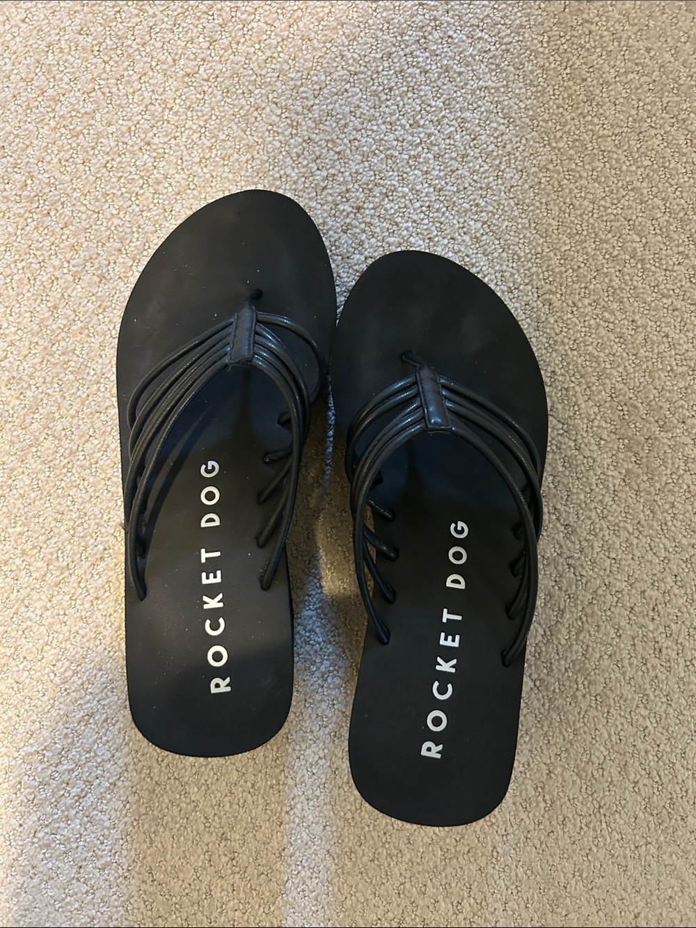 Rocket Dog Black Multi-Strap Women’s Sandals